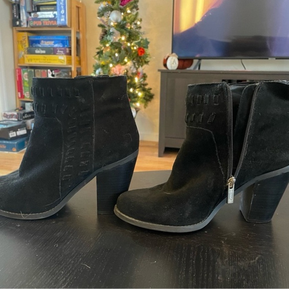 JESSICA SIMPSON Elegant Black Ankle Boots